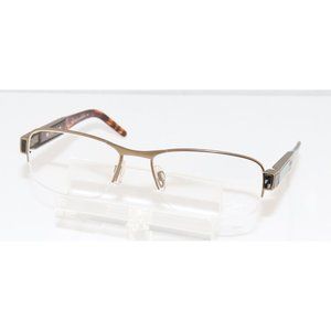 New Unisex Cazal Brown & Tortoise Eyeglasses Rare